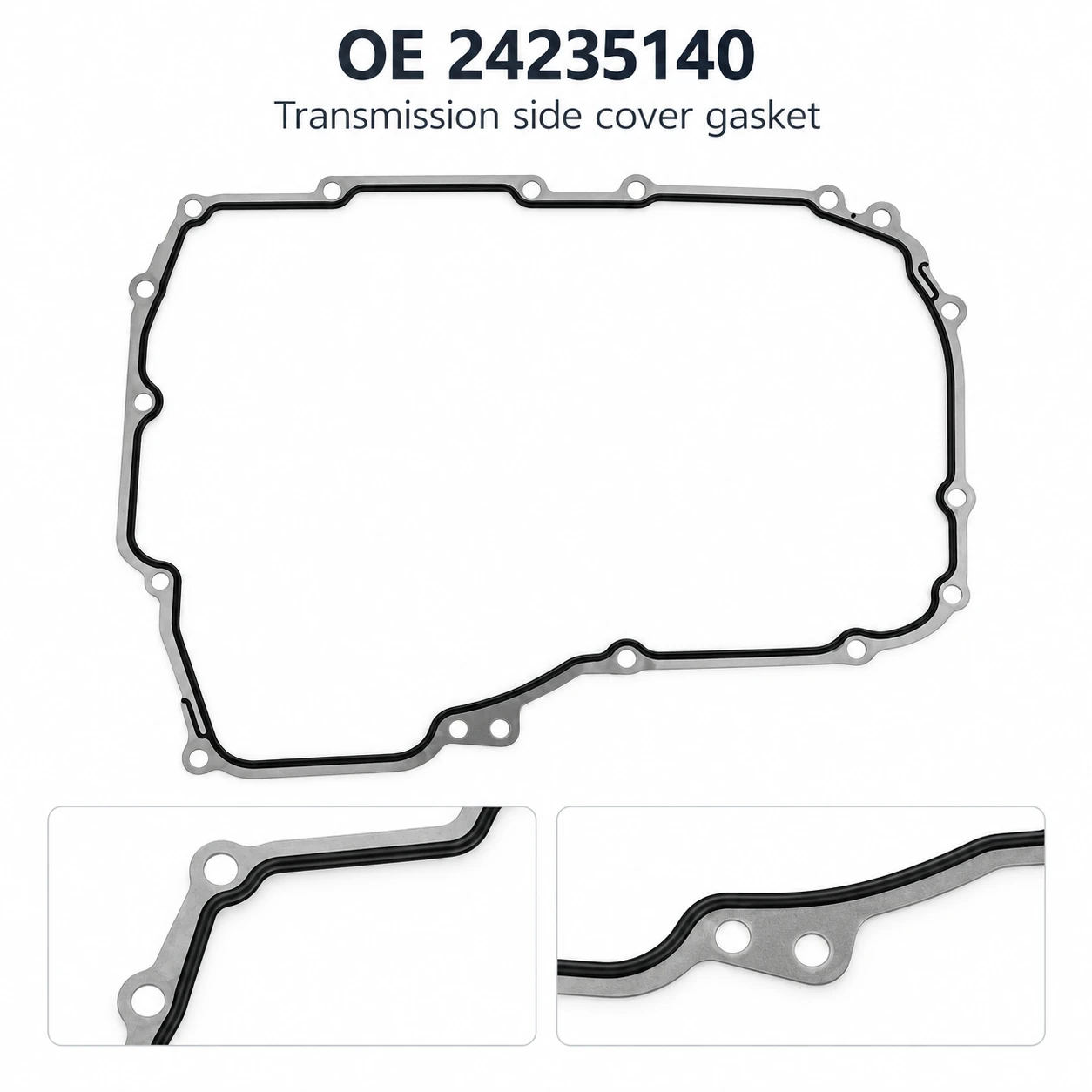 OE 24235140 case / bellhousing gasket — multiple product views