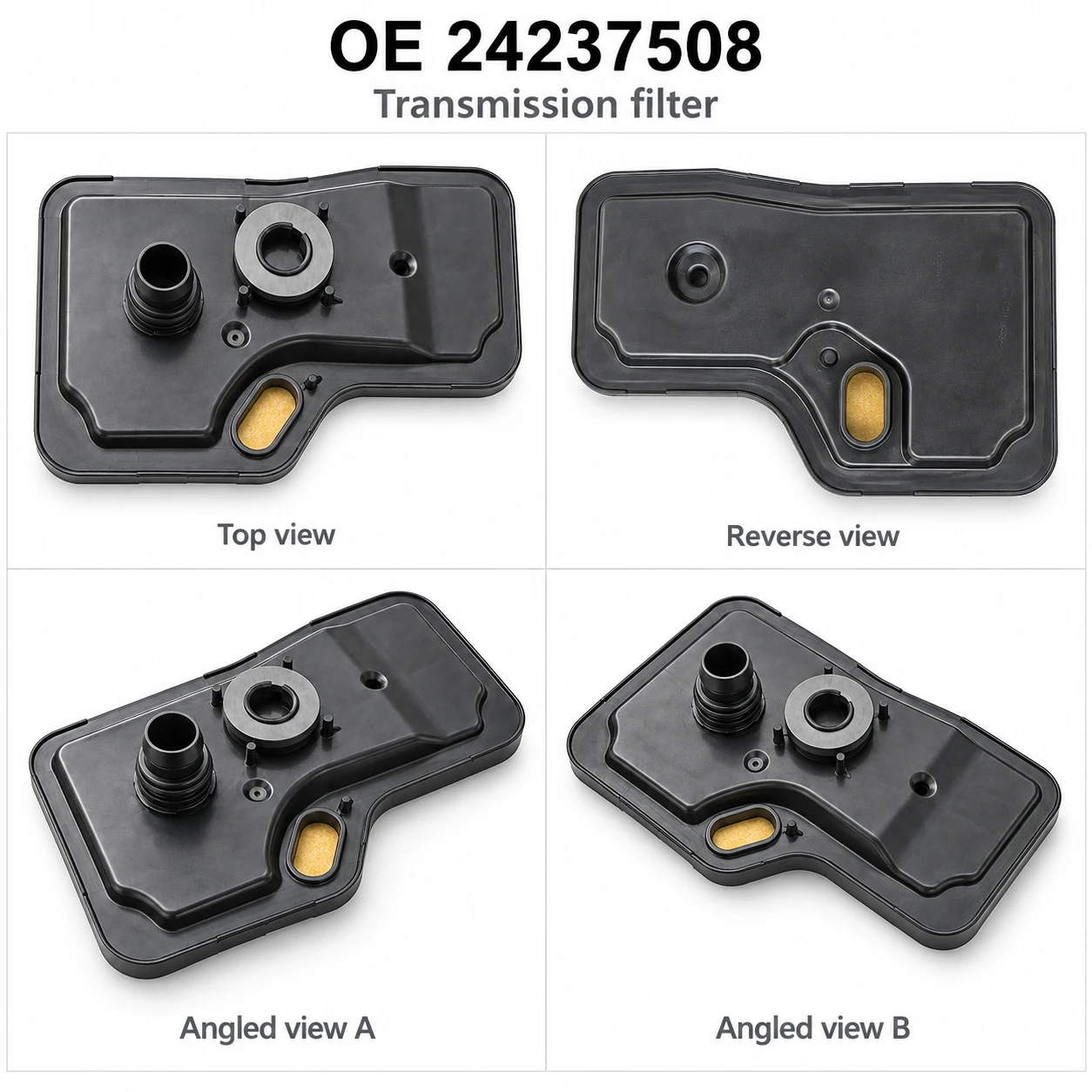 OE 24237508 Gen1 6T30 / MH9 transmission filter — multiple product views